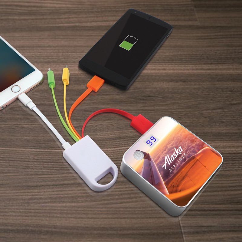 Power Square 7800 mAh Charger with Two USB Ports 5