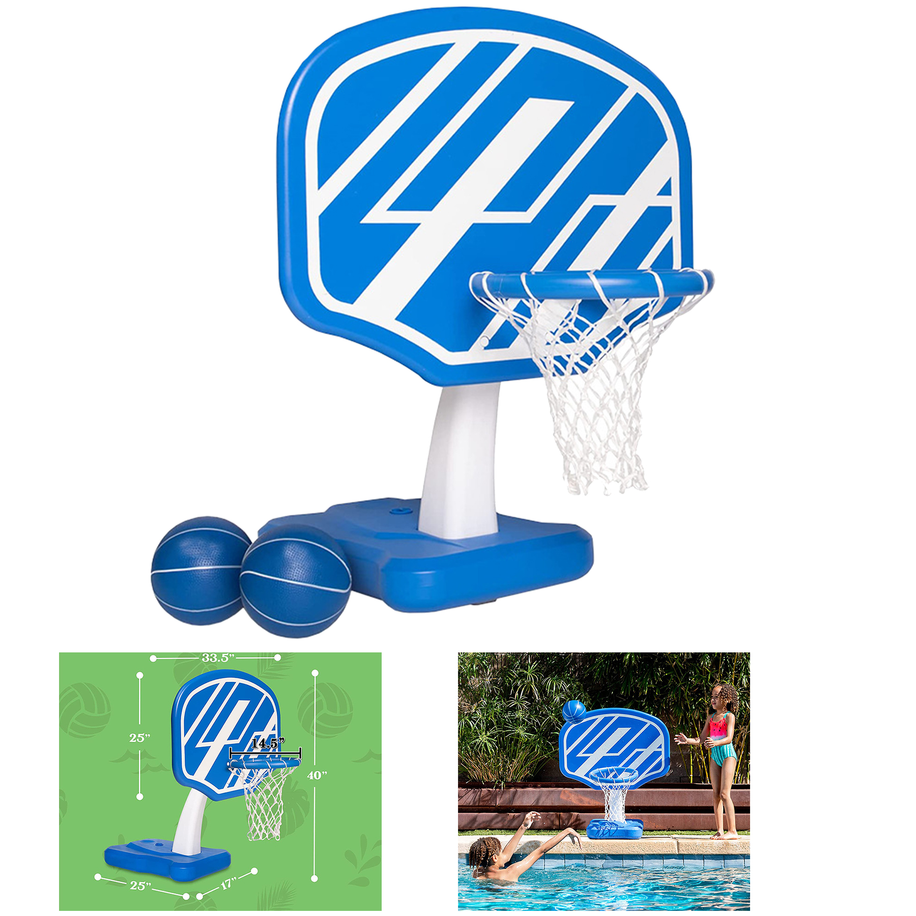 Splash Hoop Swimming Pool Basketball 2