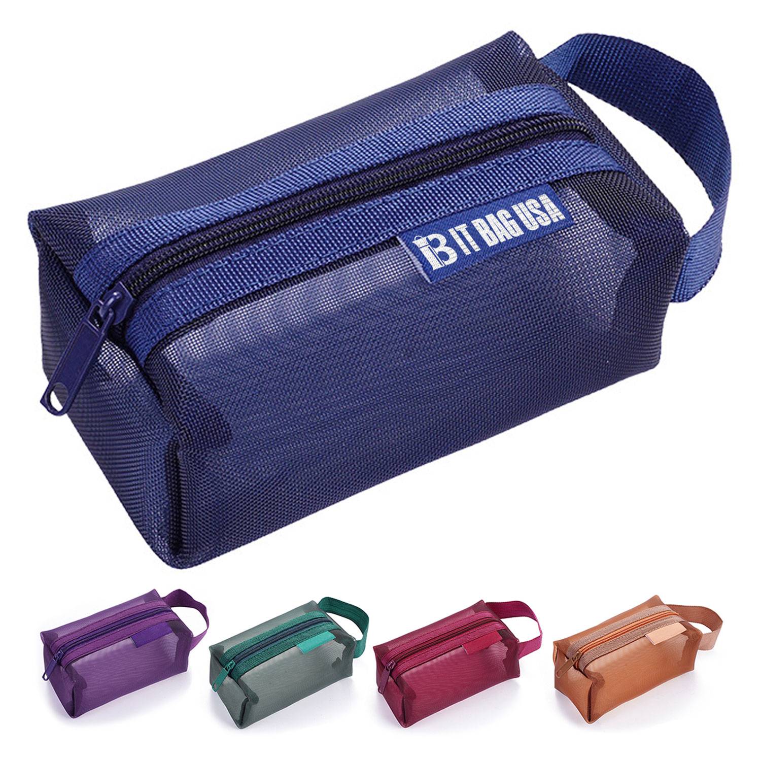 Portable mini nylon mesh multifunctional storage bag 2