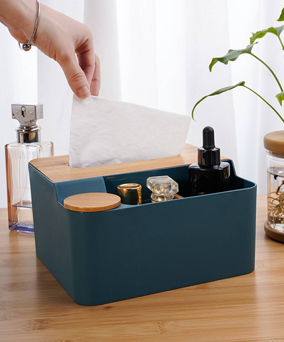 Tissue Box Multi- Function Storage Case 4