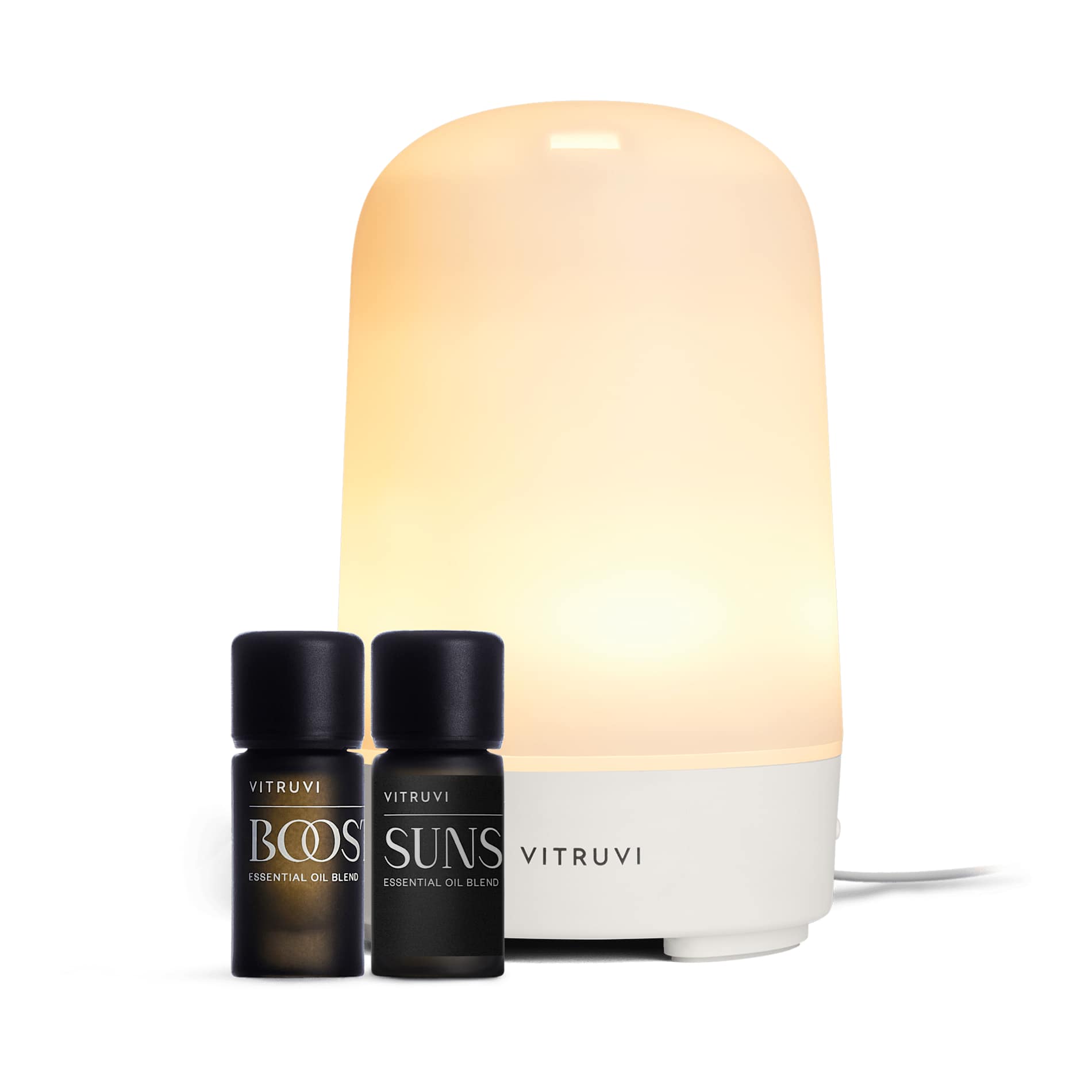 Vitruvi Glow Diffuser and Essential Oil Bundle Set 50