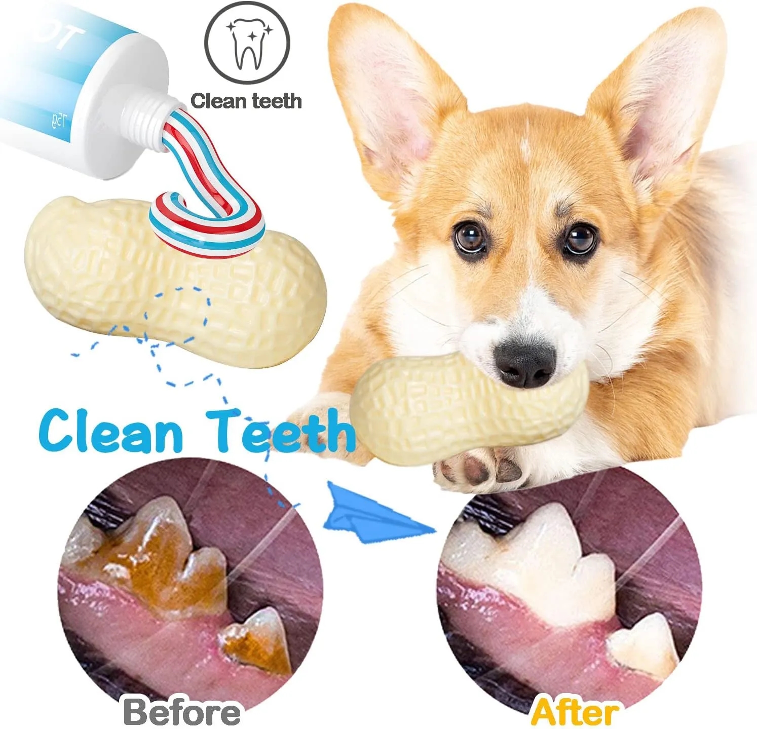 Dog Peanut Molar Stick Toy 12