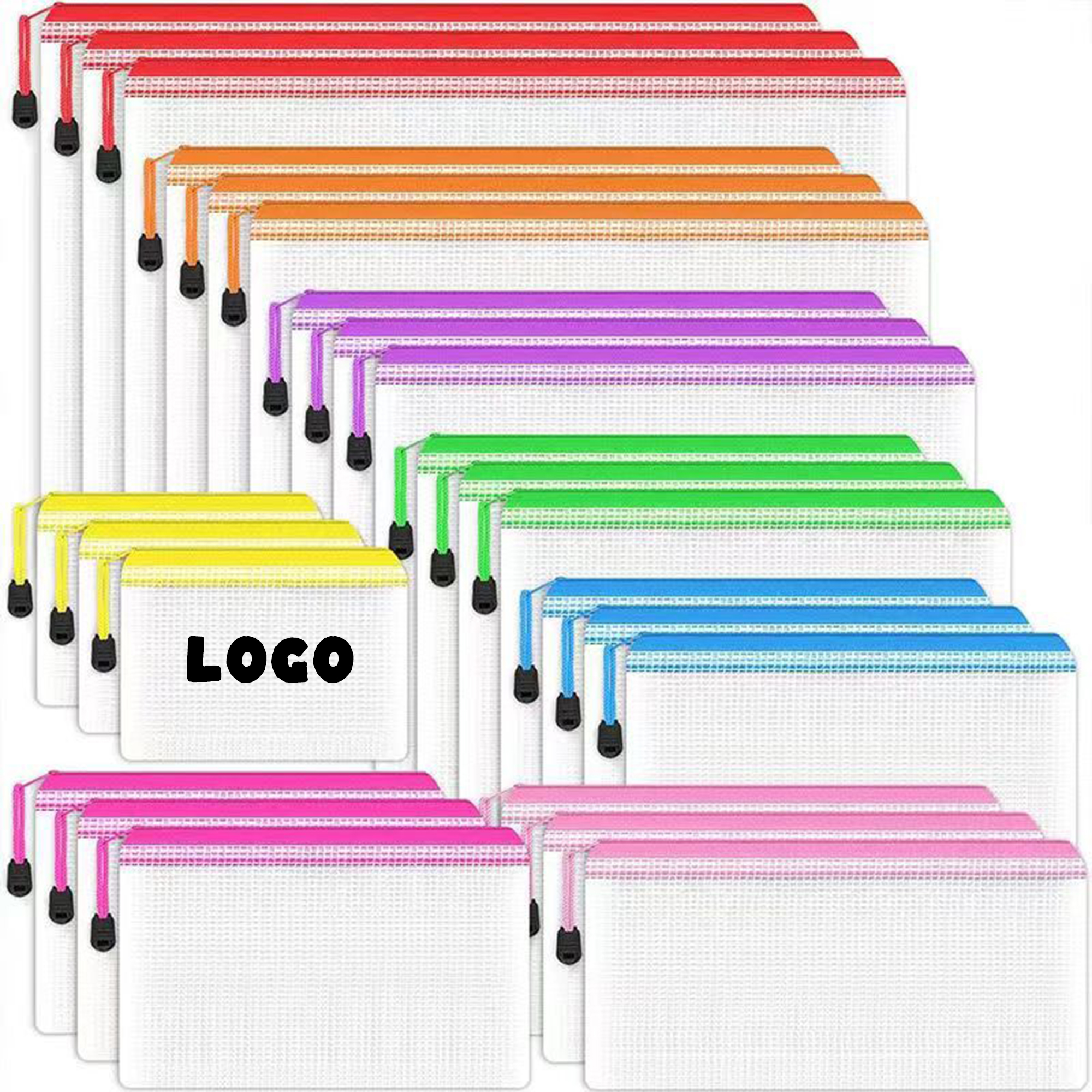 MOQ100  Waterproof Zipper Bags 3