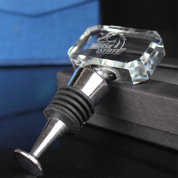 Personalized Crystal Wine Stopper 4