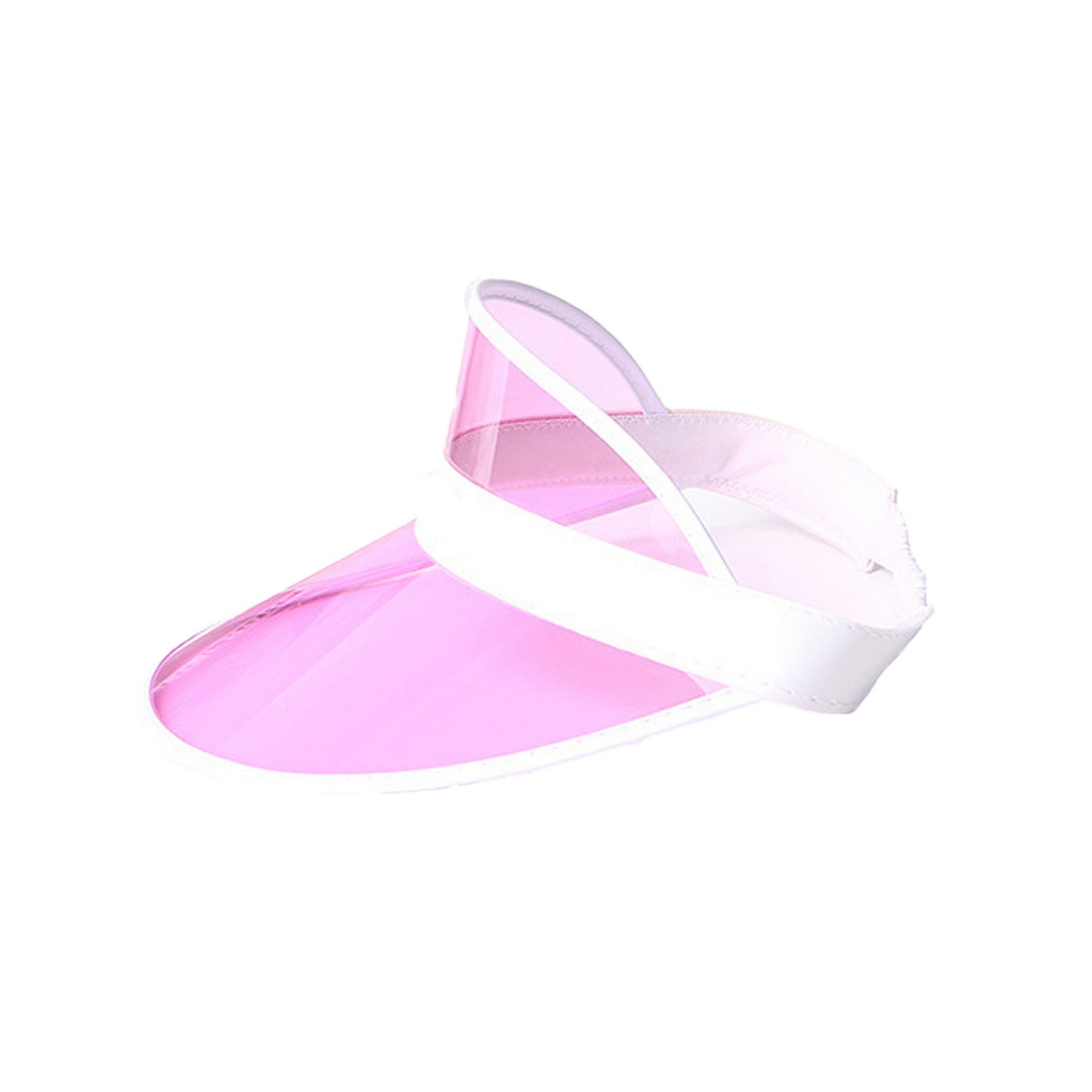 Pvc Clear Sun Visor Hat Uv Protection Face Shield Cap 7
