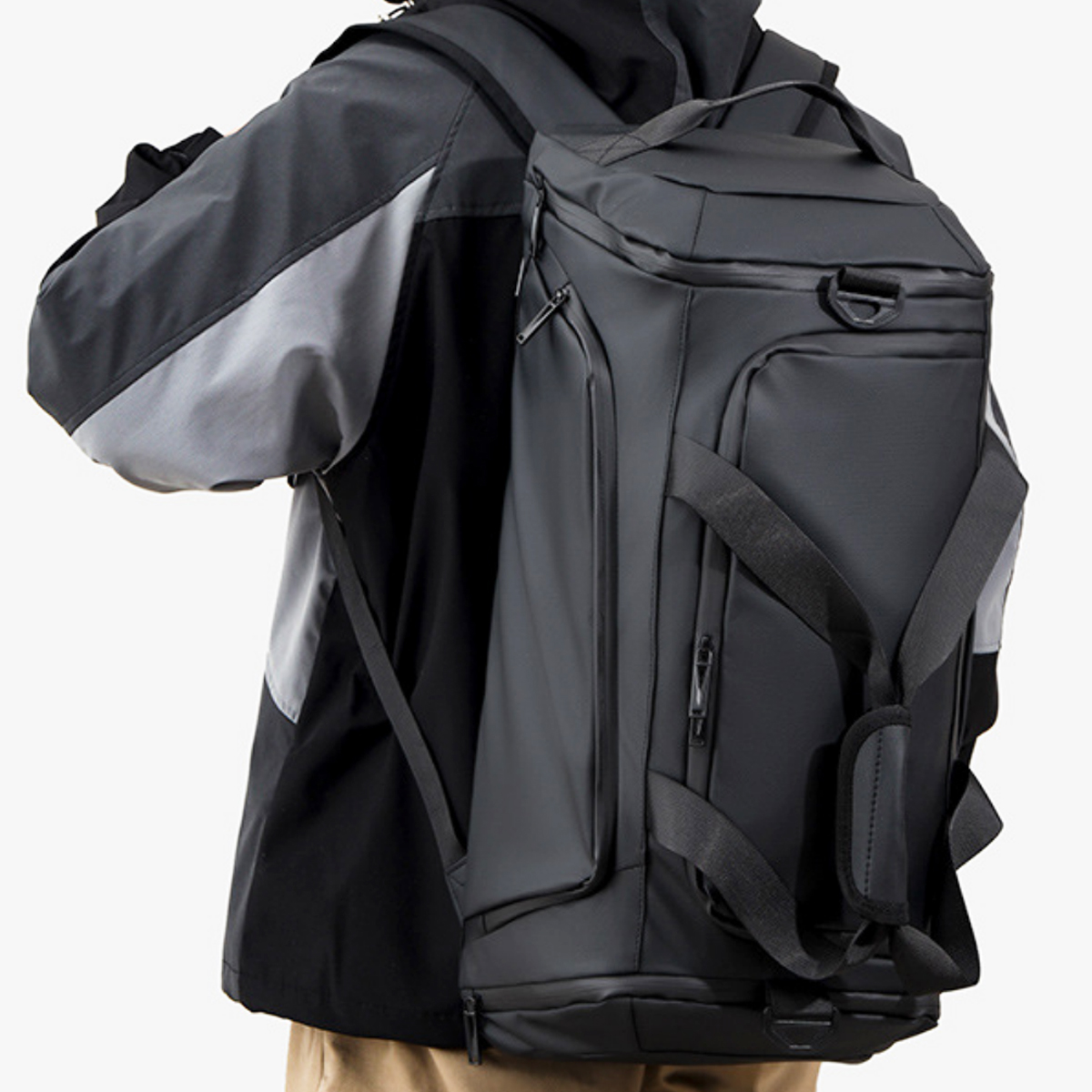 45L Versatile Travel Duffel Bag with Backpack Straps 2