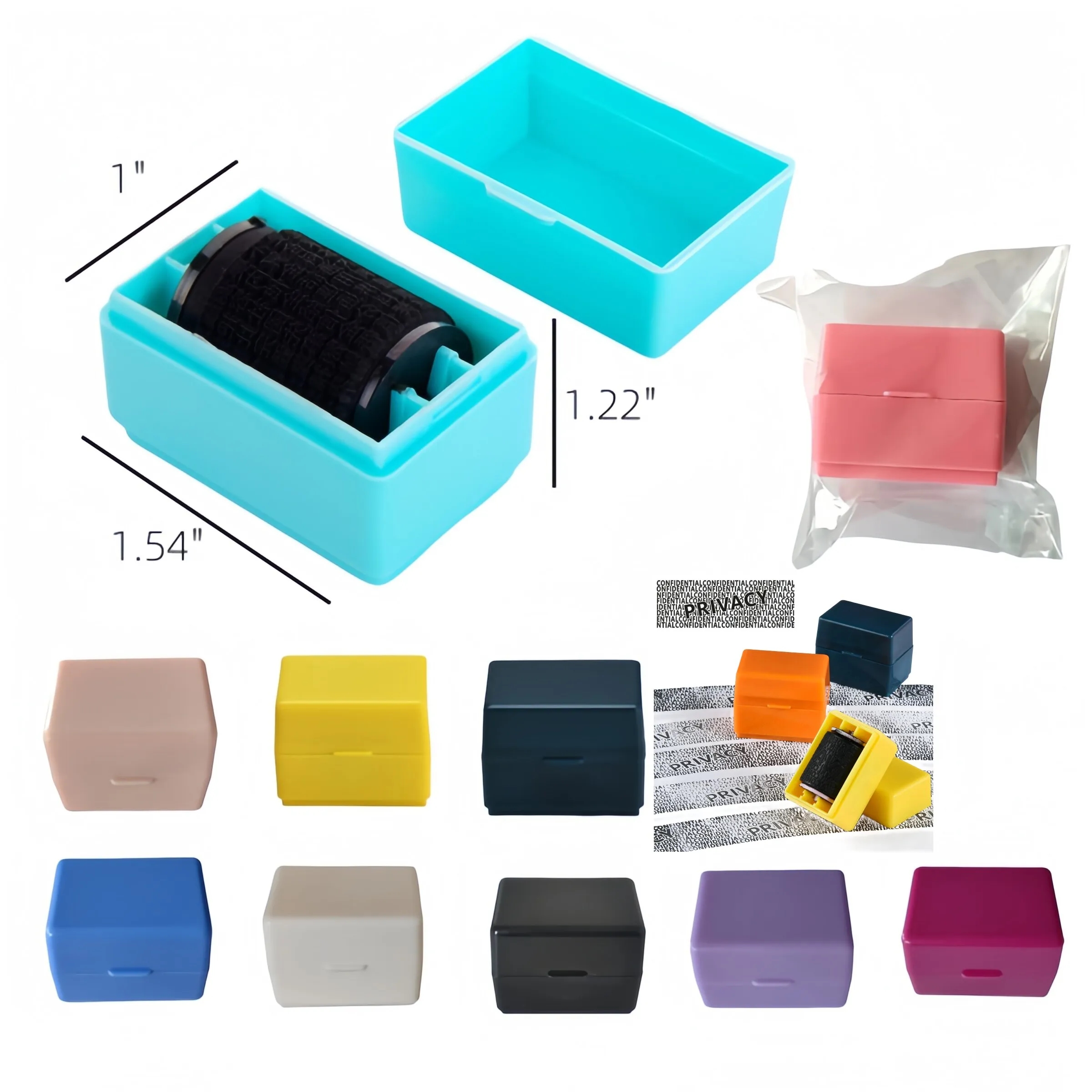 Identity Theft Protection Roller Stamp 2