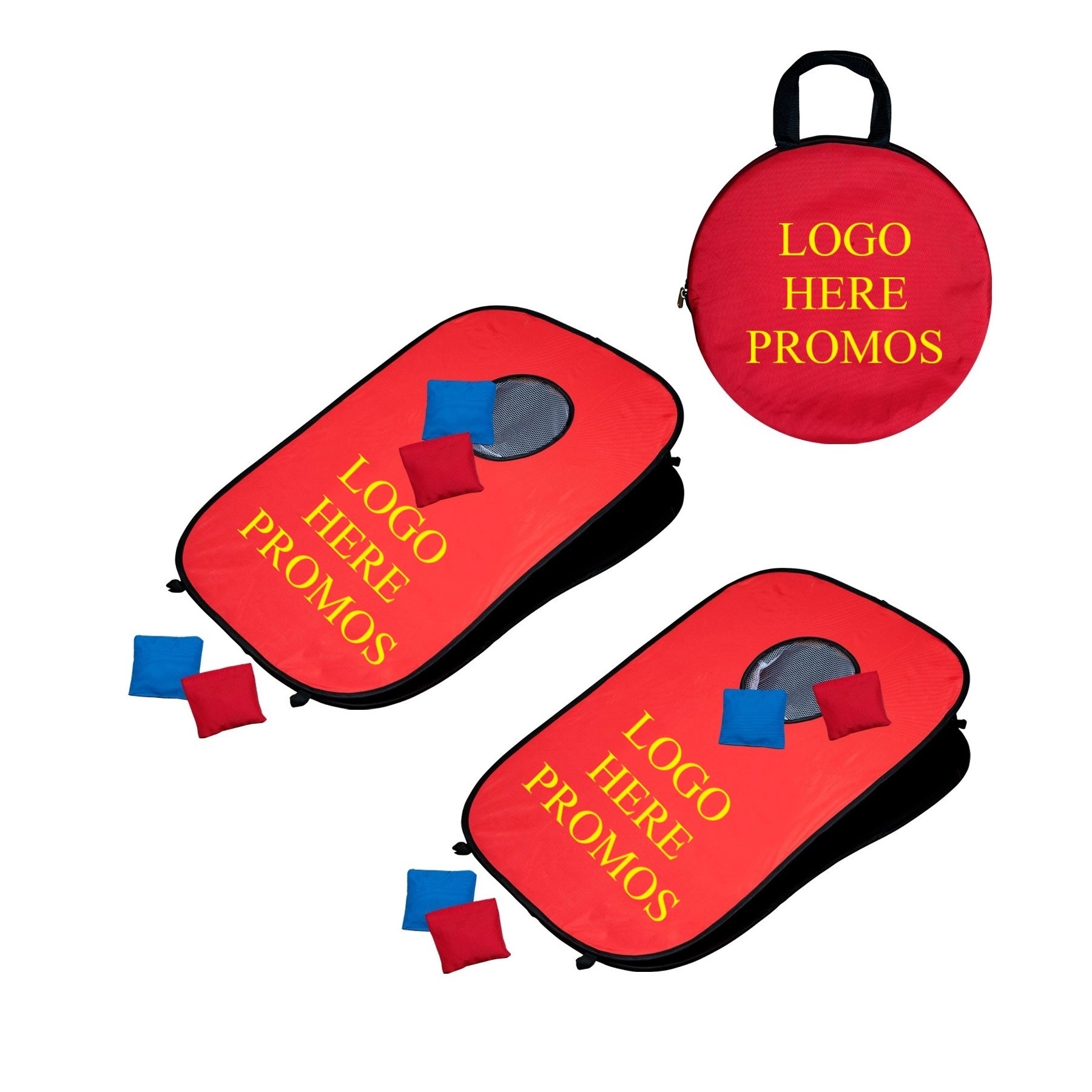Collapsible Portable Cornhole Game Board Set 4