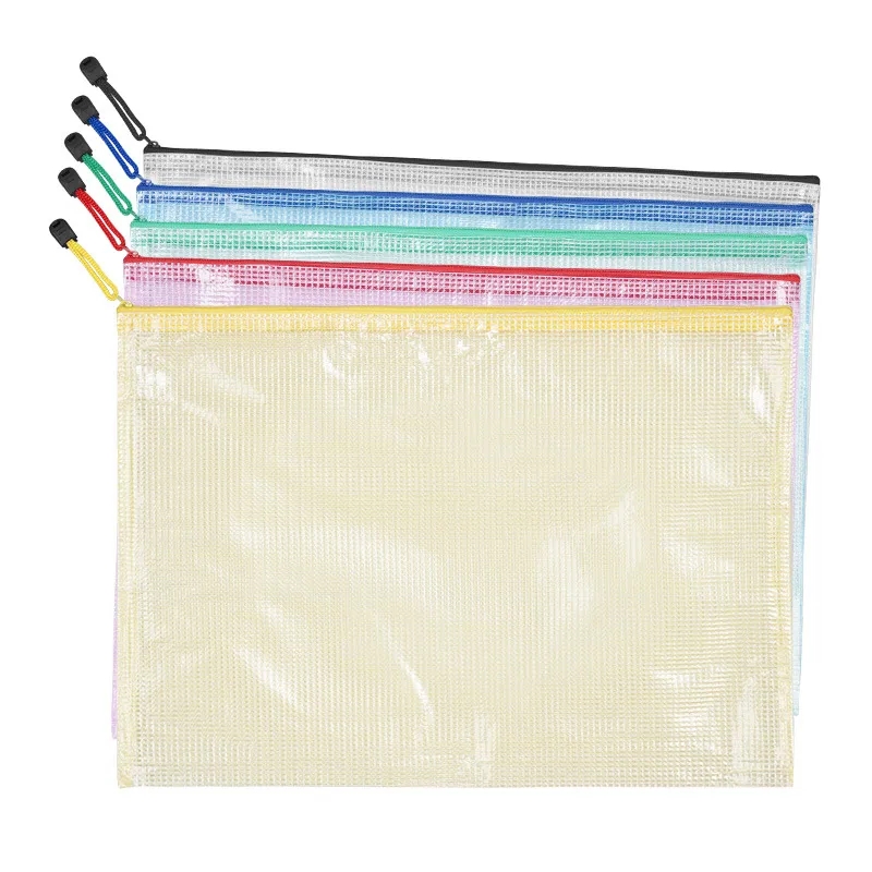 Zipper Mesh Document Pouch Bag 3