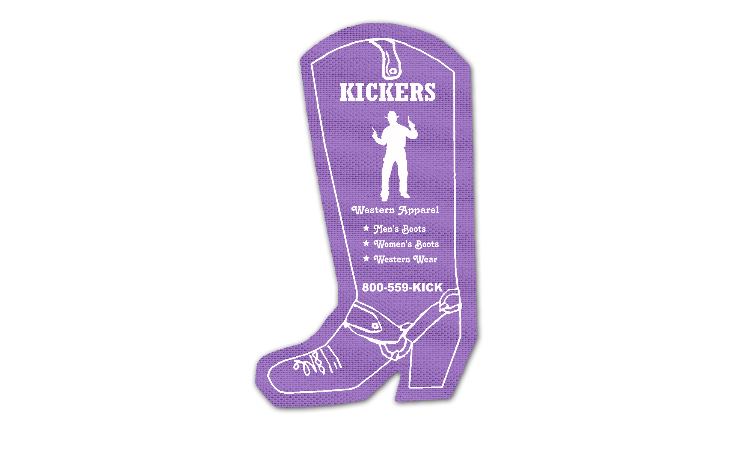 Cowboy Boot Rubber Jar Opener 15