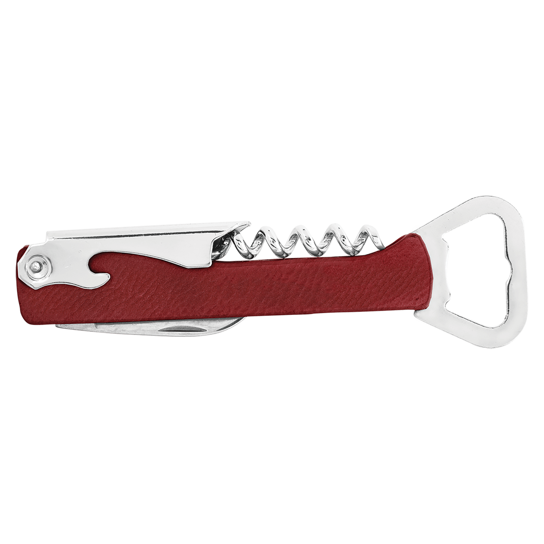 Rose Leatherette Wine Bottle Opener 2