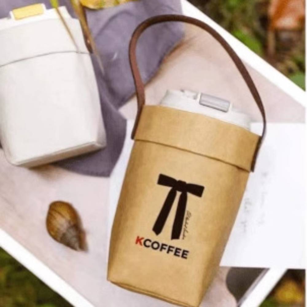 Washable Kraft Paper Cup Bag 3