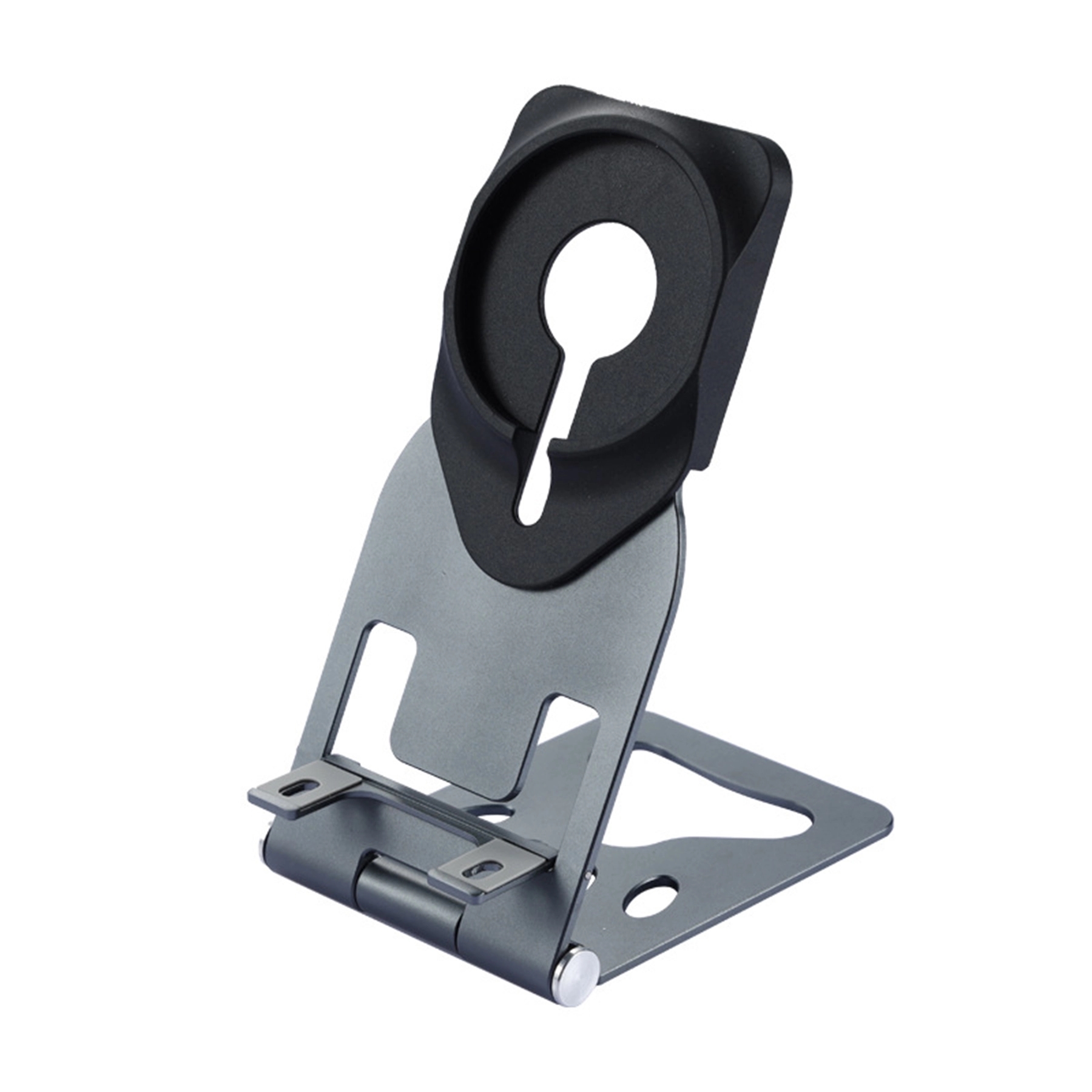 Foldable Aluminum Cell Phone Stand for Wireless Charger 4