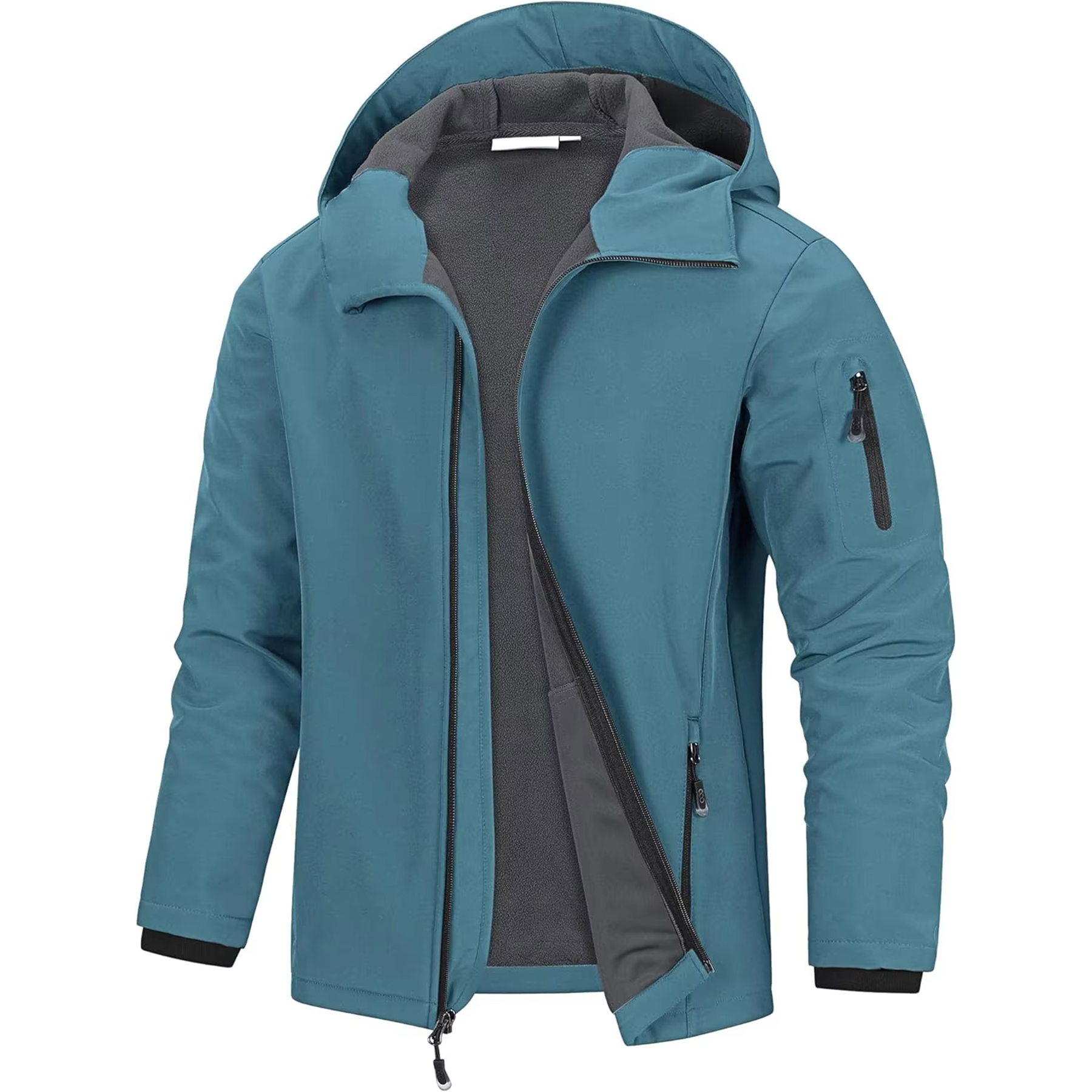 Men Hooded Waterproof Lightweight Jacket 4