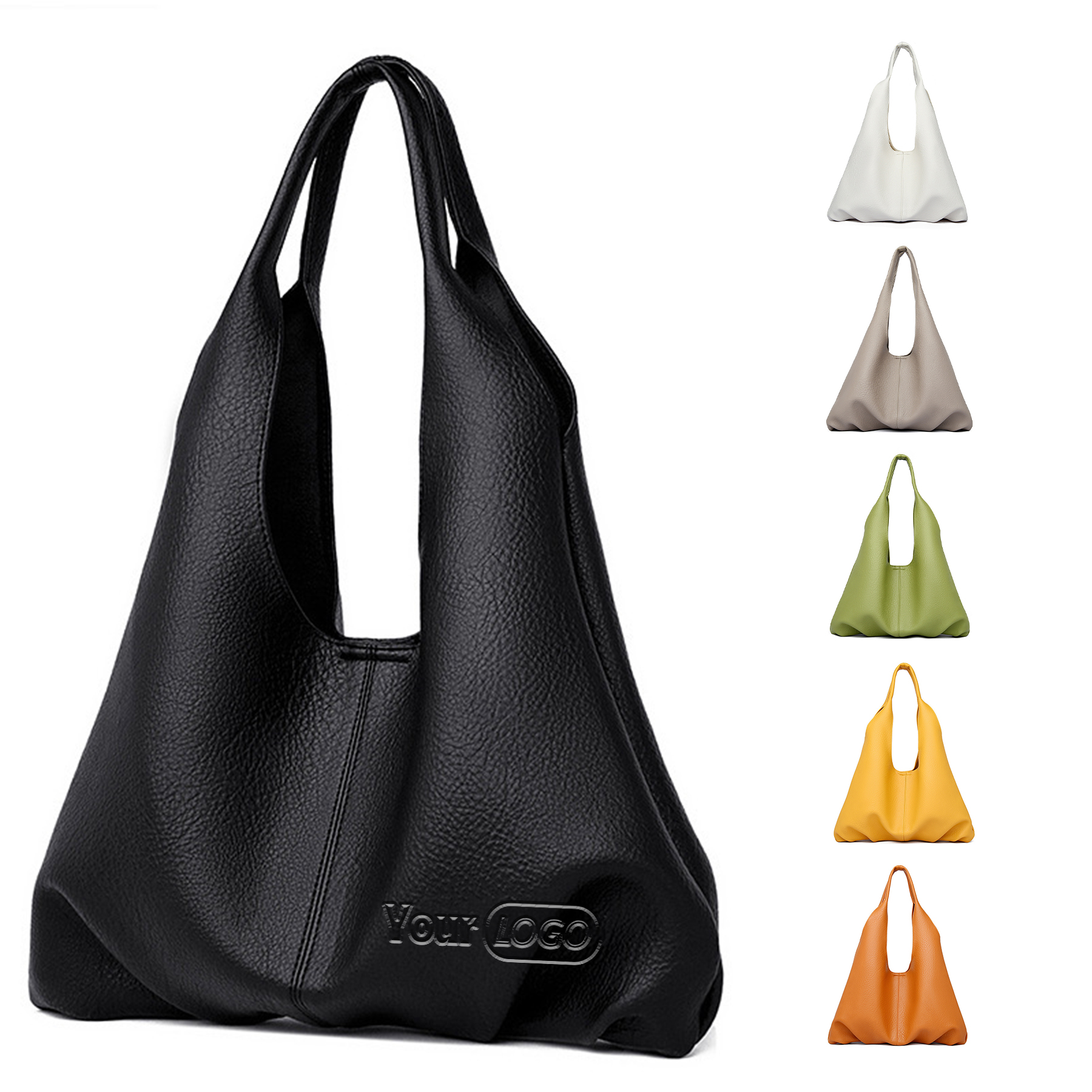 PU Vintage fashion tote bag for women 2