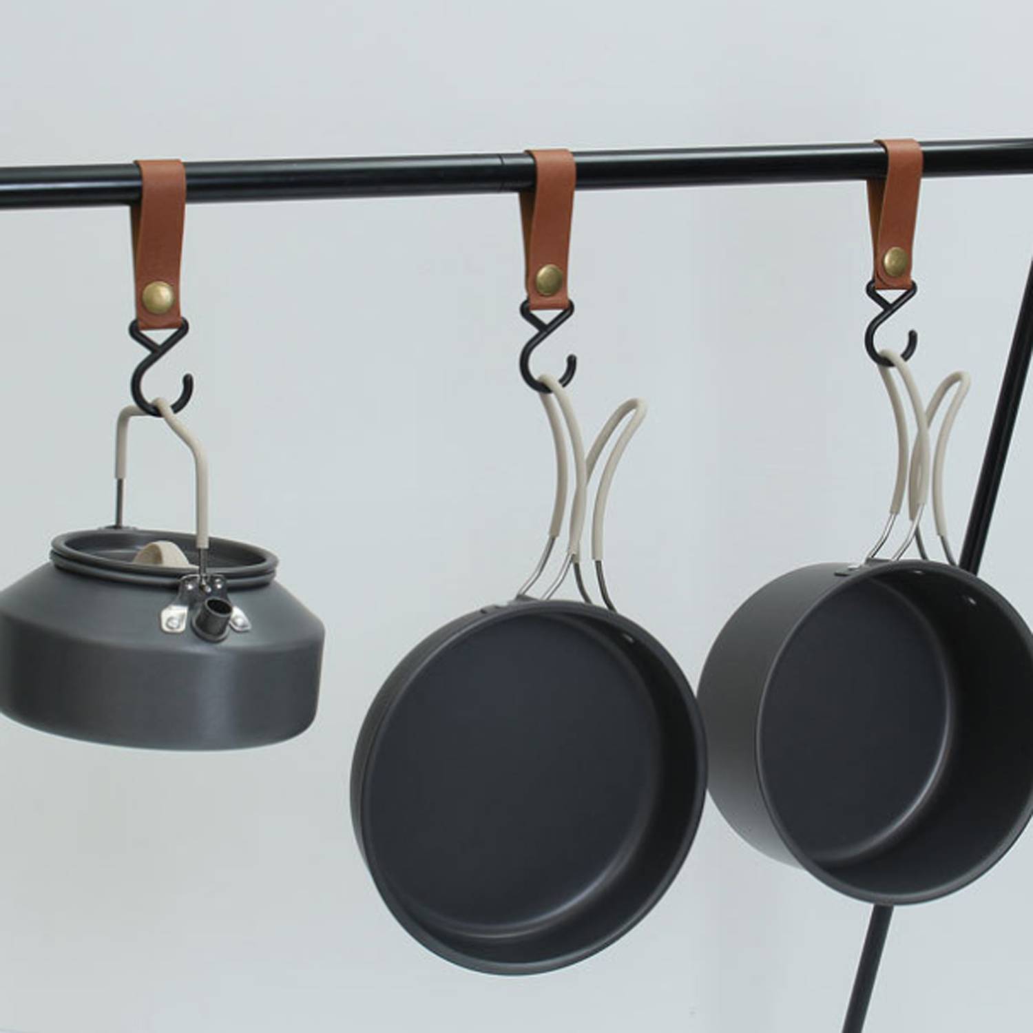 PU Leather Hanging Strap Hook 4