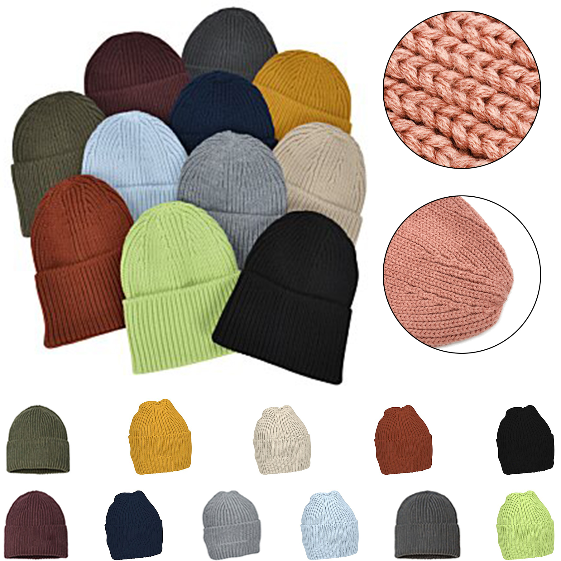 Knit Cuff Beanie 3