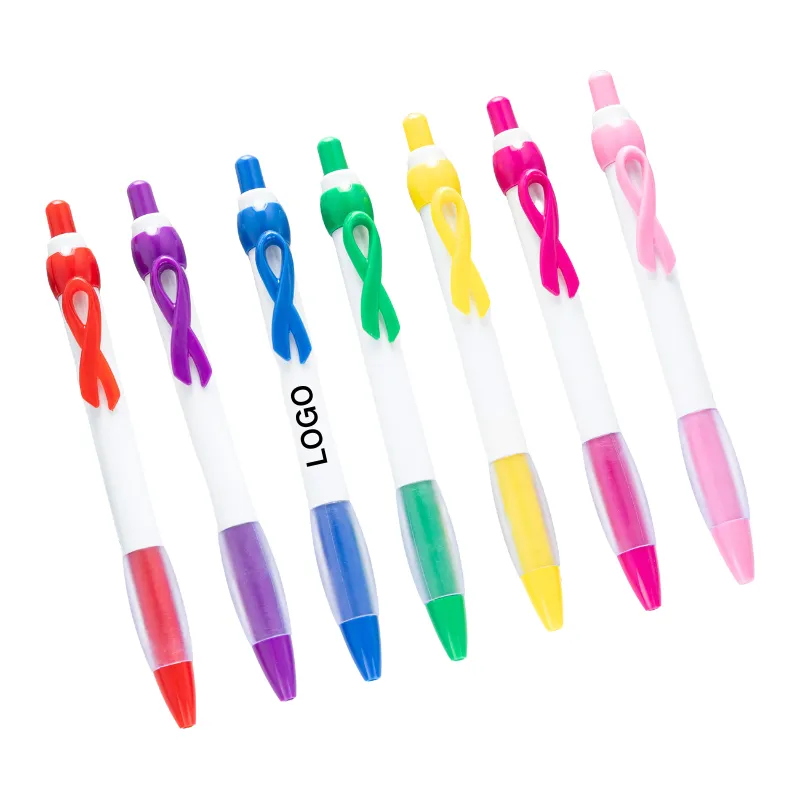 Ribbon Plastic Stretchable Ballpoint Pen 1