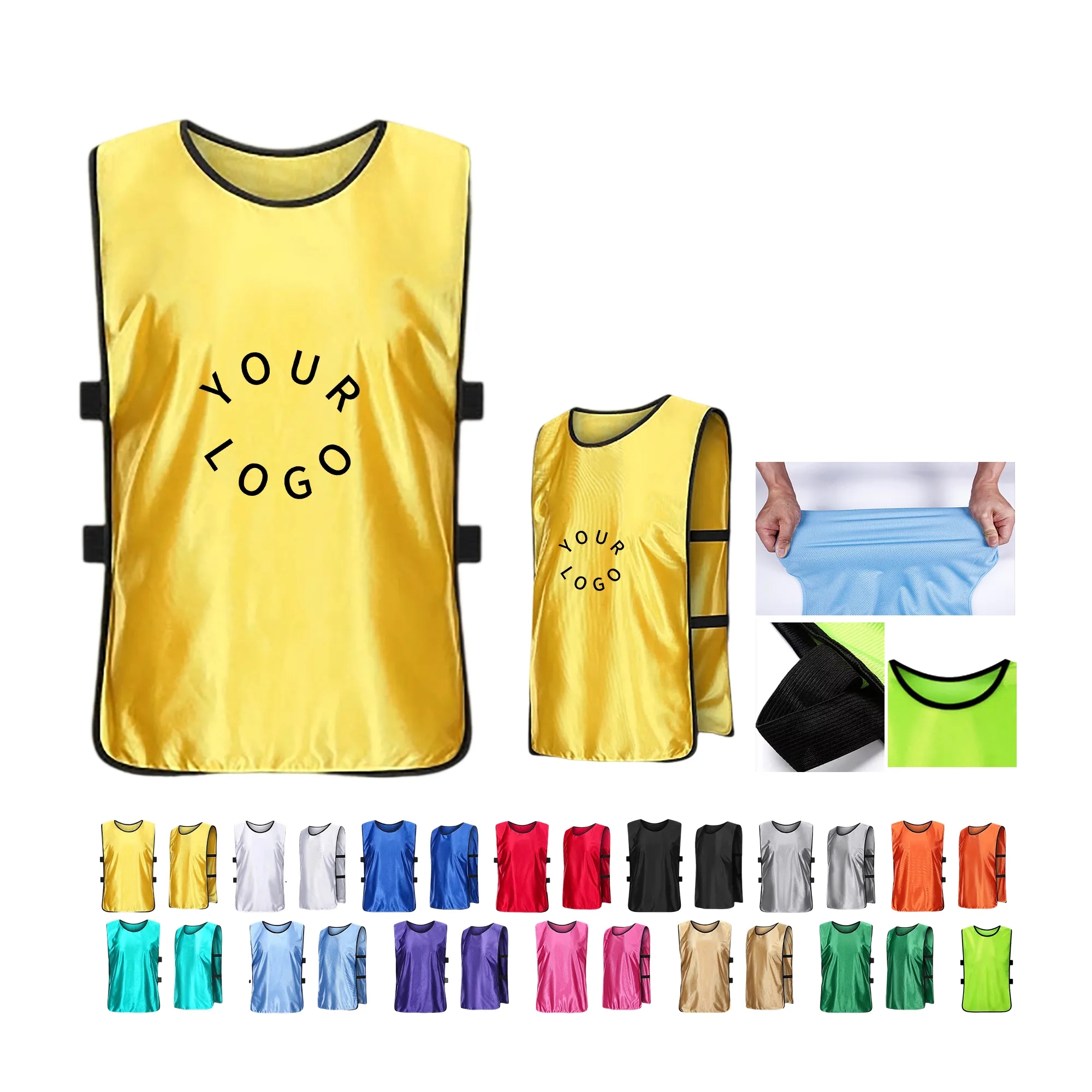 Polyester Workwear Vest with Adjustable Straps 6