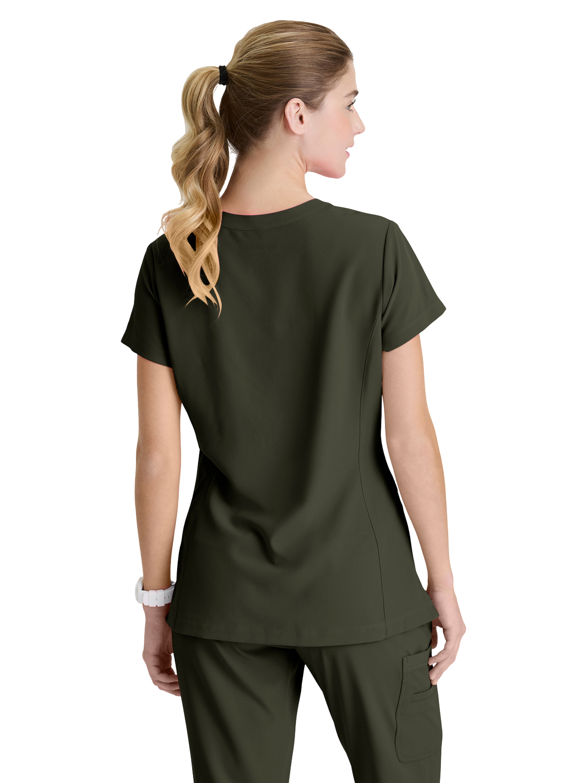 Skechers - Women's Two-Pocket Placket V-Neck Coast Scrub Top 33