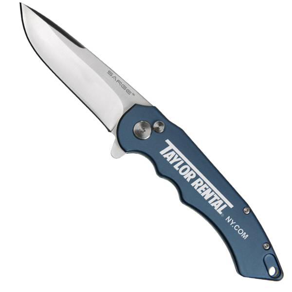 Sky - Blue Turbo Lock Pocket Knife 3