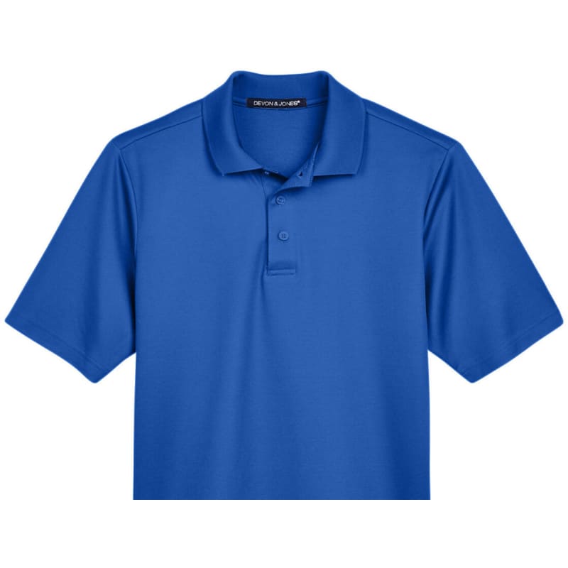 Devon & Jones CrownLux Performance™ Men's Plaited Polo 21