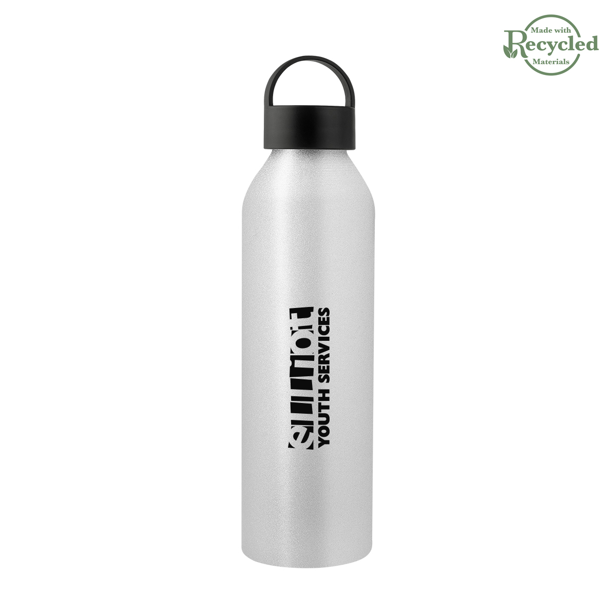 22 Oz. Darcy Aluminum Bottle With Recycled Lid, custom water bottle with logo imprint 2