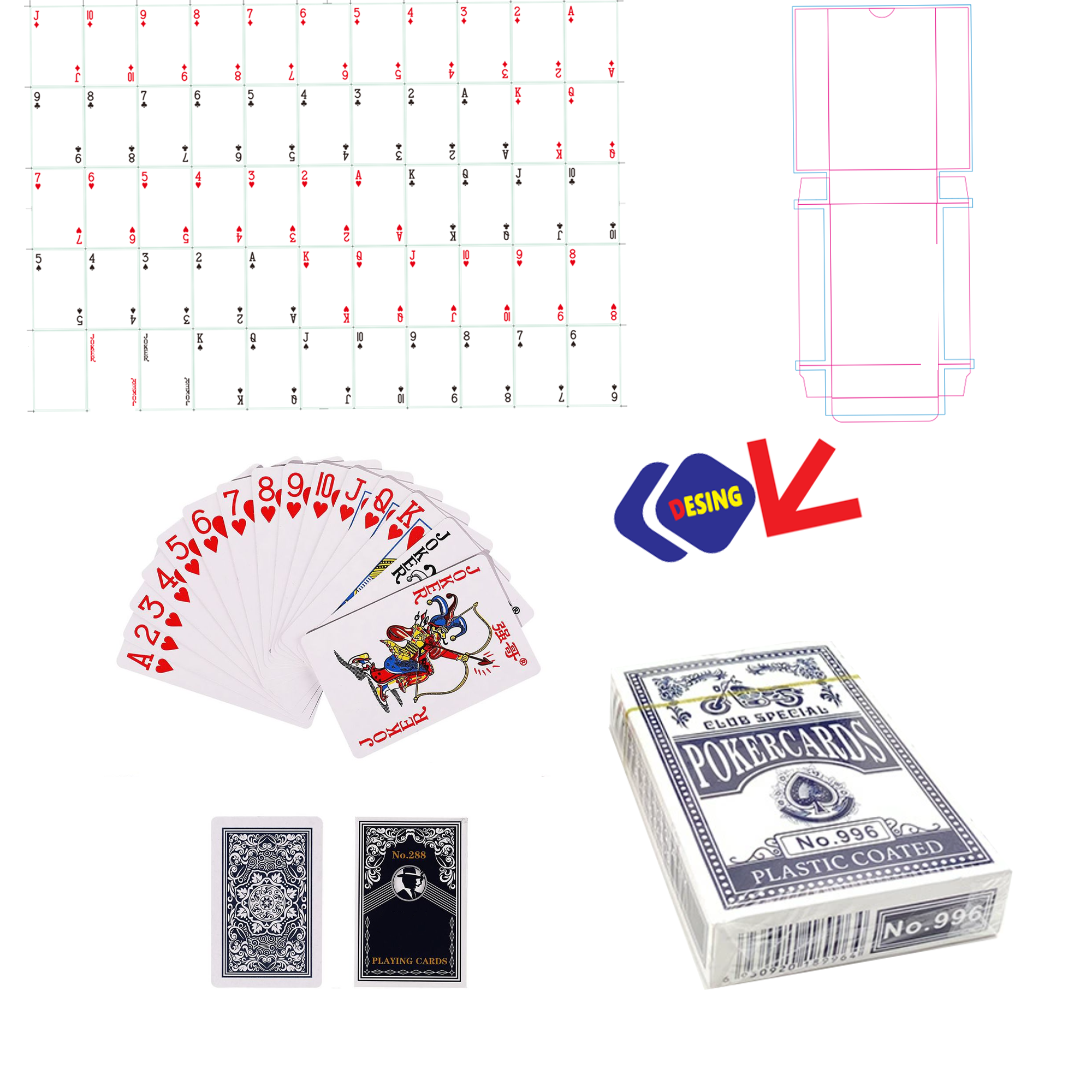 Standard Customizable Full Color Playing Cards 3