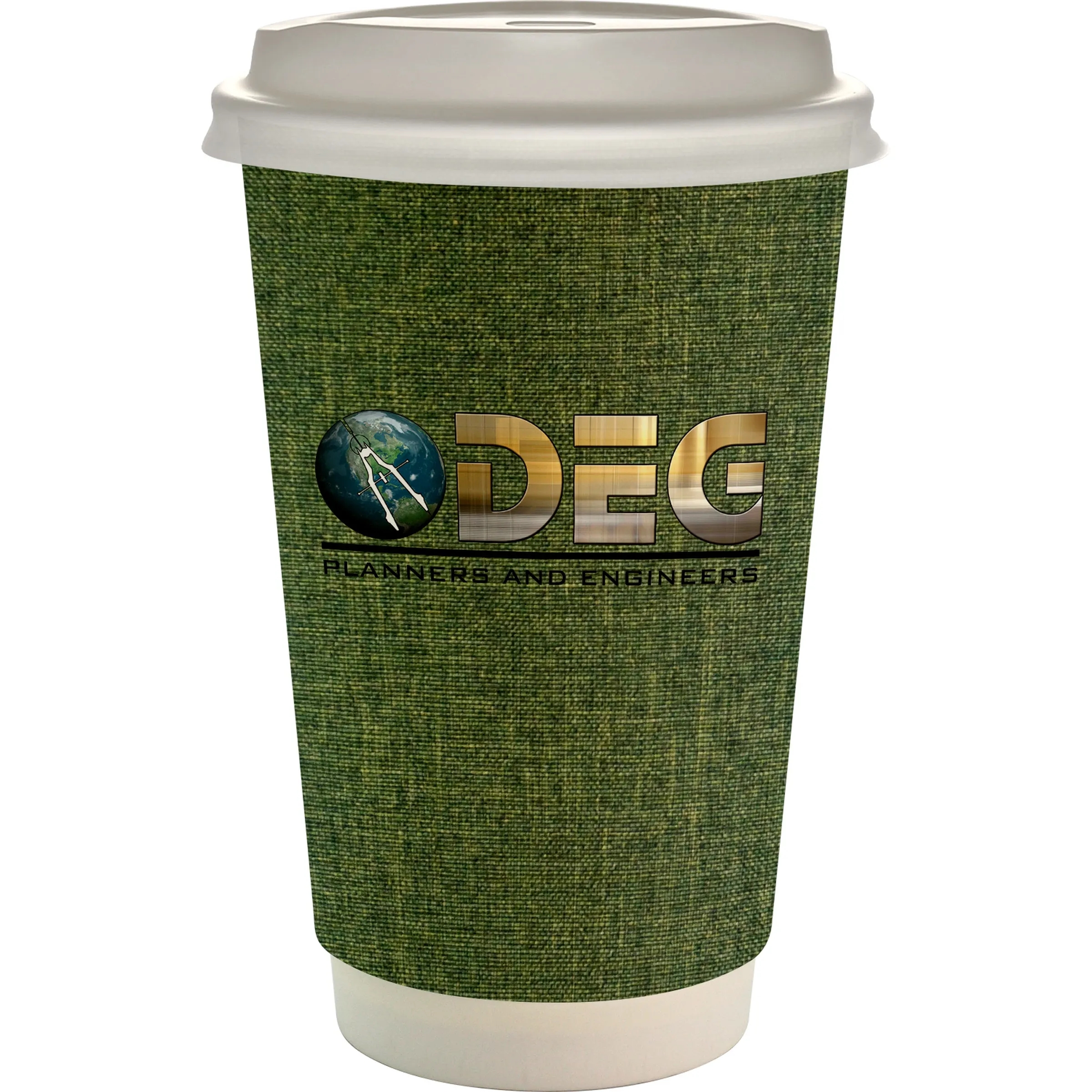 16 oz. Full Color Ridge Paper Cup With Lid 3