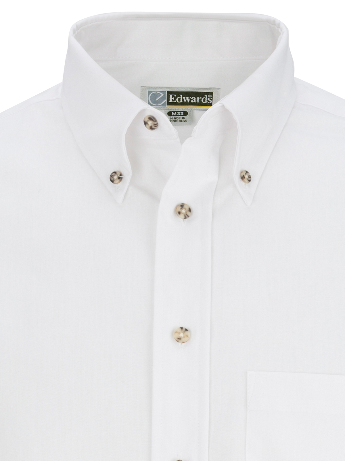 Edwards - Men's 1-Pocket Long Sleeve Poplin Shirt 21