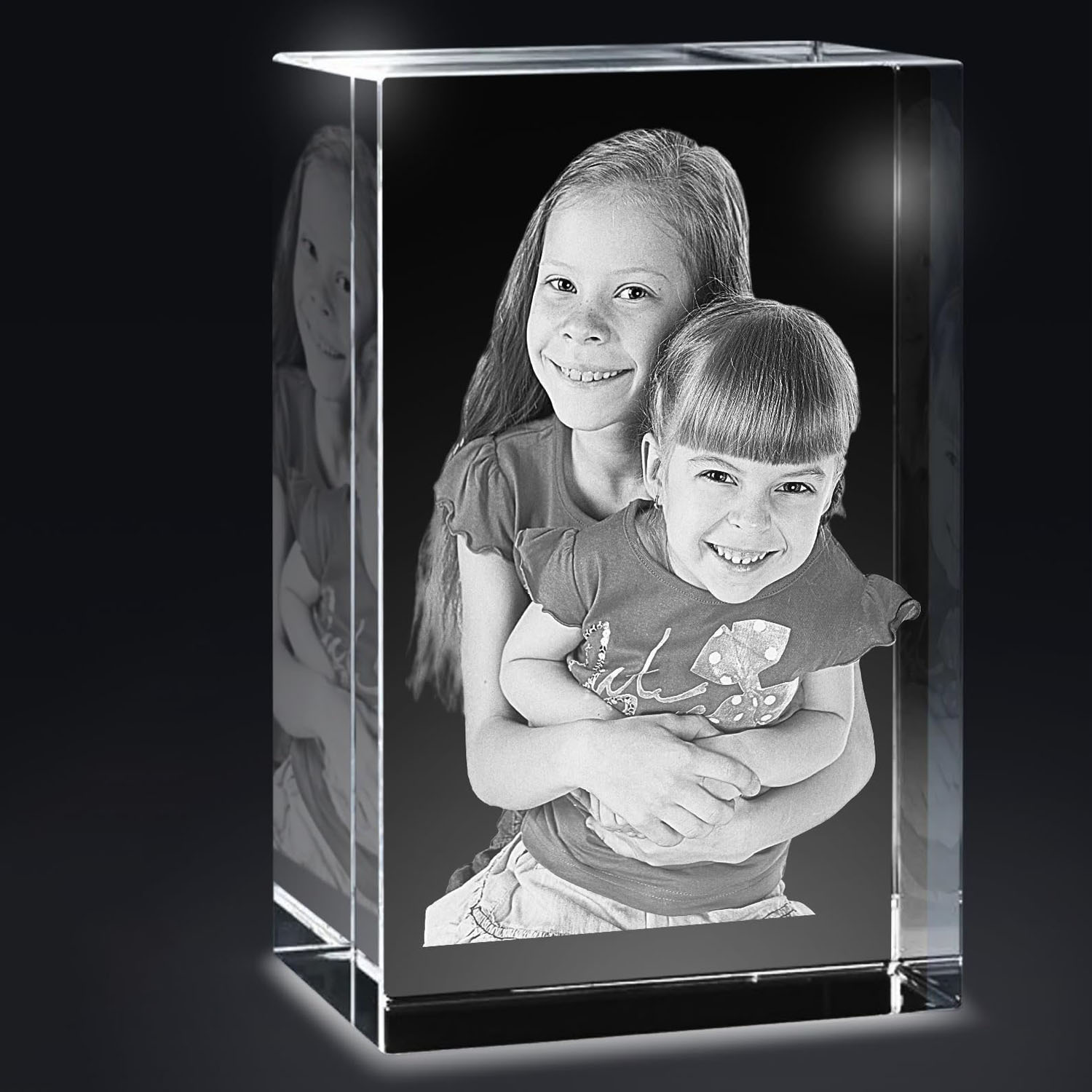 Custom Engraved 3D Crystal Photo Frame 7