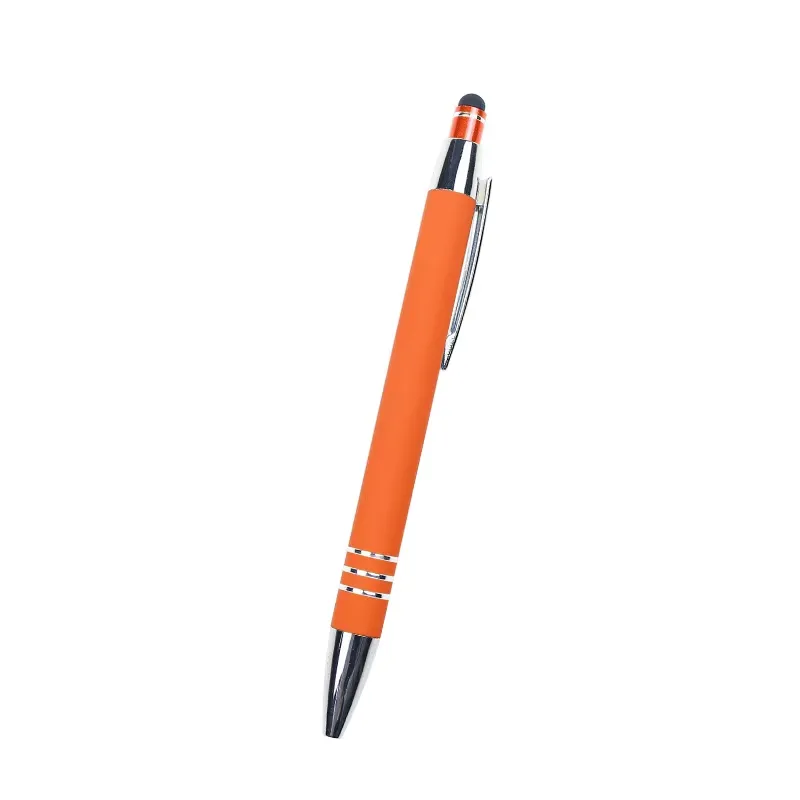 2-In-1 Charged Capacitive Rubber Ballpoint Pen 7