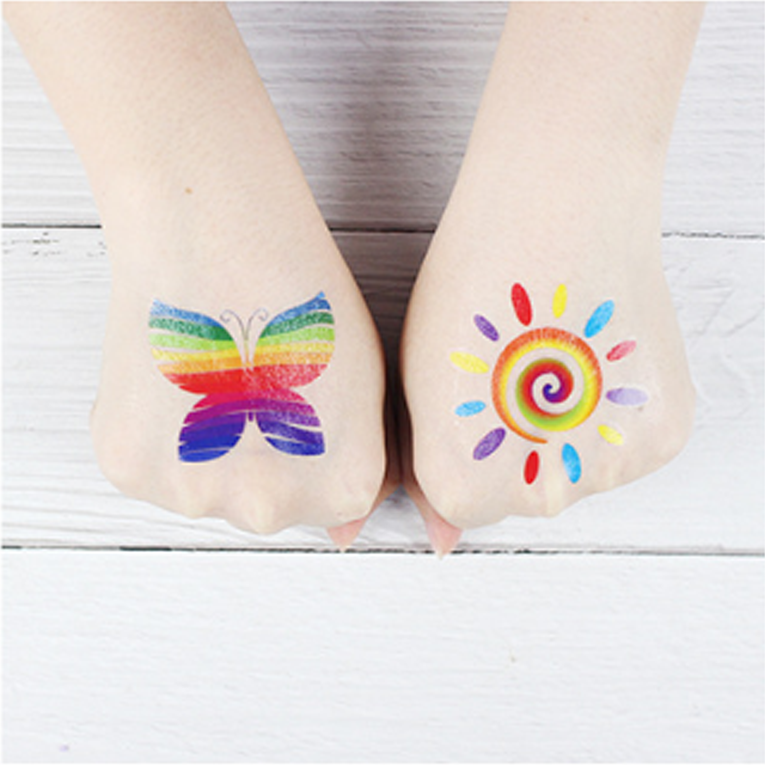 LGBT Pride Rainbow Waterproof Temporary Body Art Tattoos 8