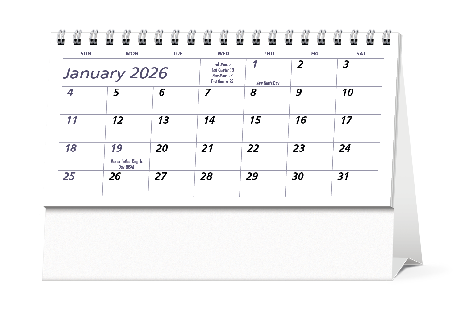 Triumph® Calendars Econo Desk Calendar 15