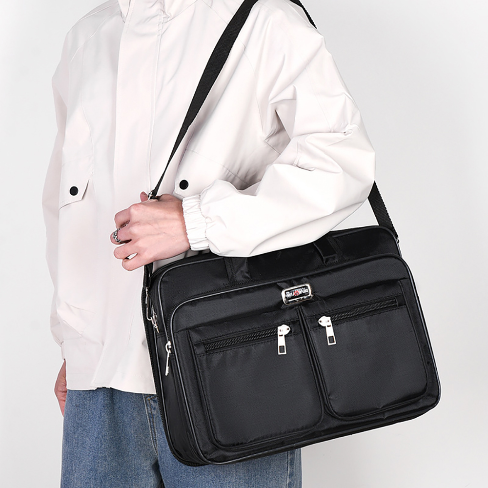 Document Bag Briefcase with Zipper 5