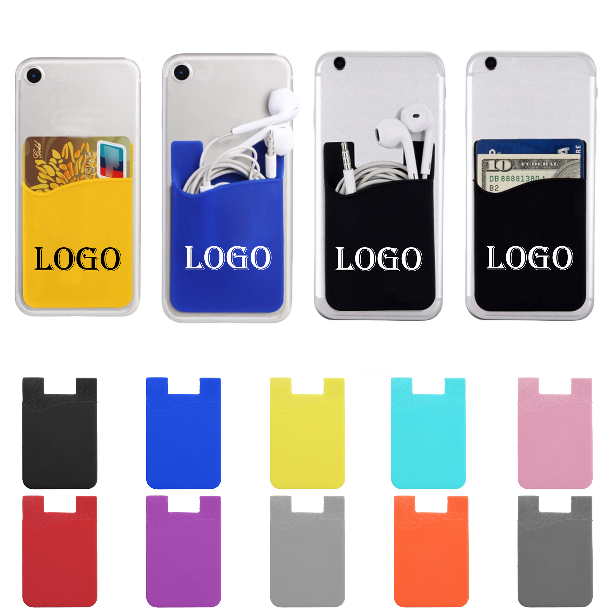 Minimalist Phone Wallet Sticker MOQ50 2