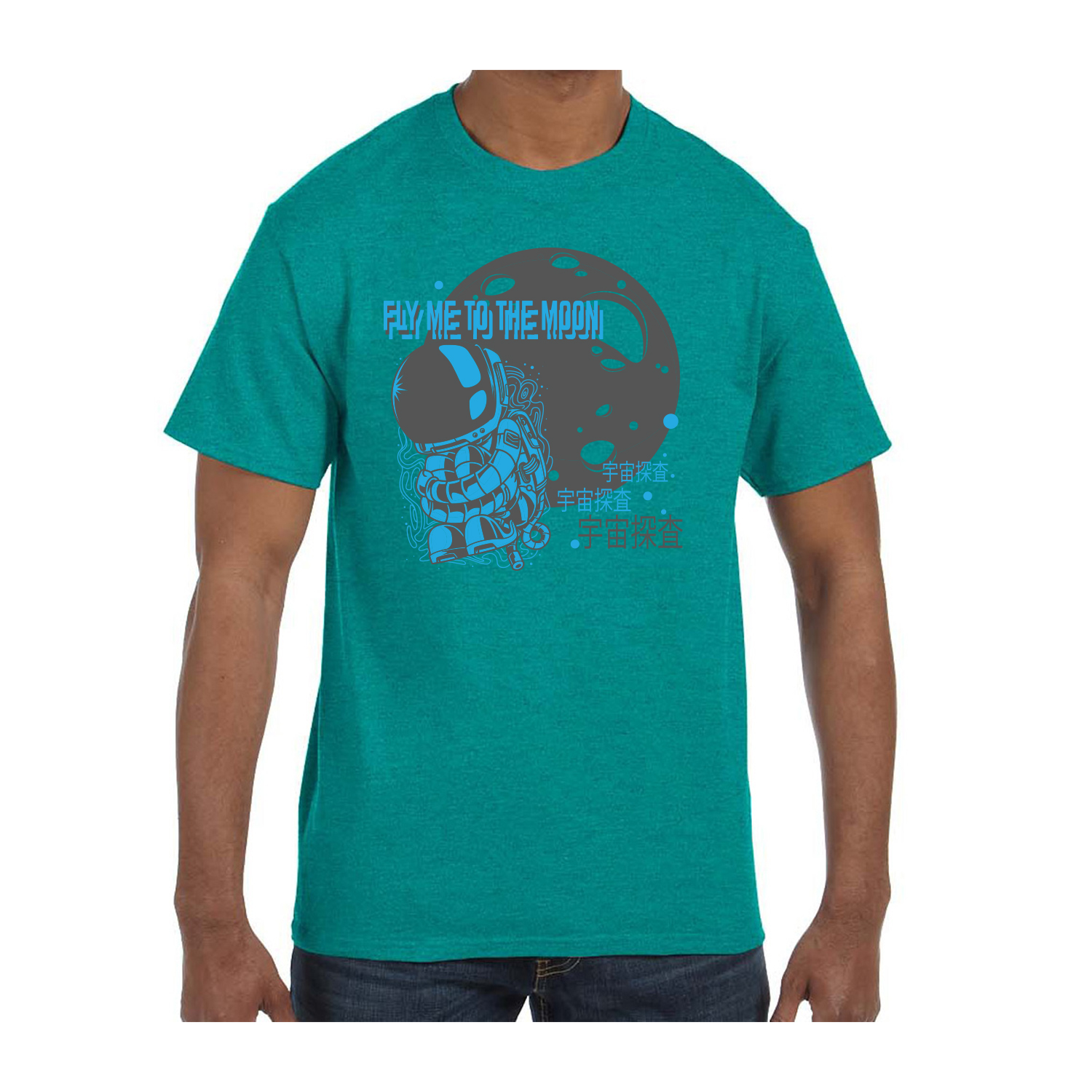 Gildan™ 5.3 oz Cotton Pre-Shrunk T-Shirt (2 Color Imprint) 54