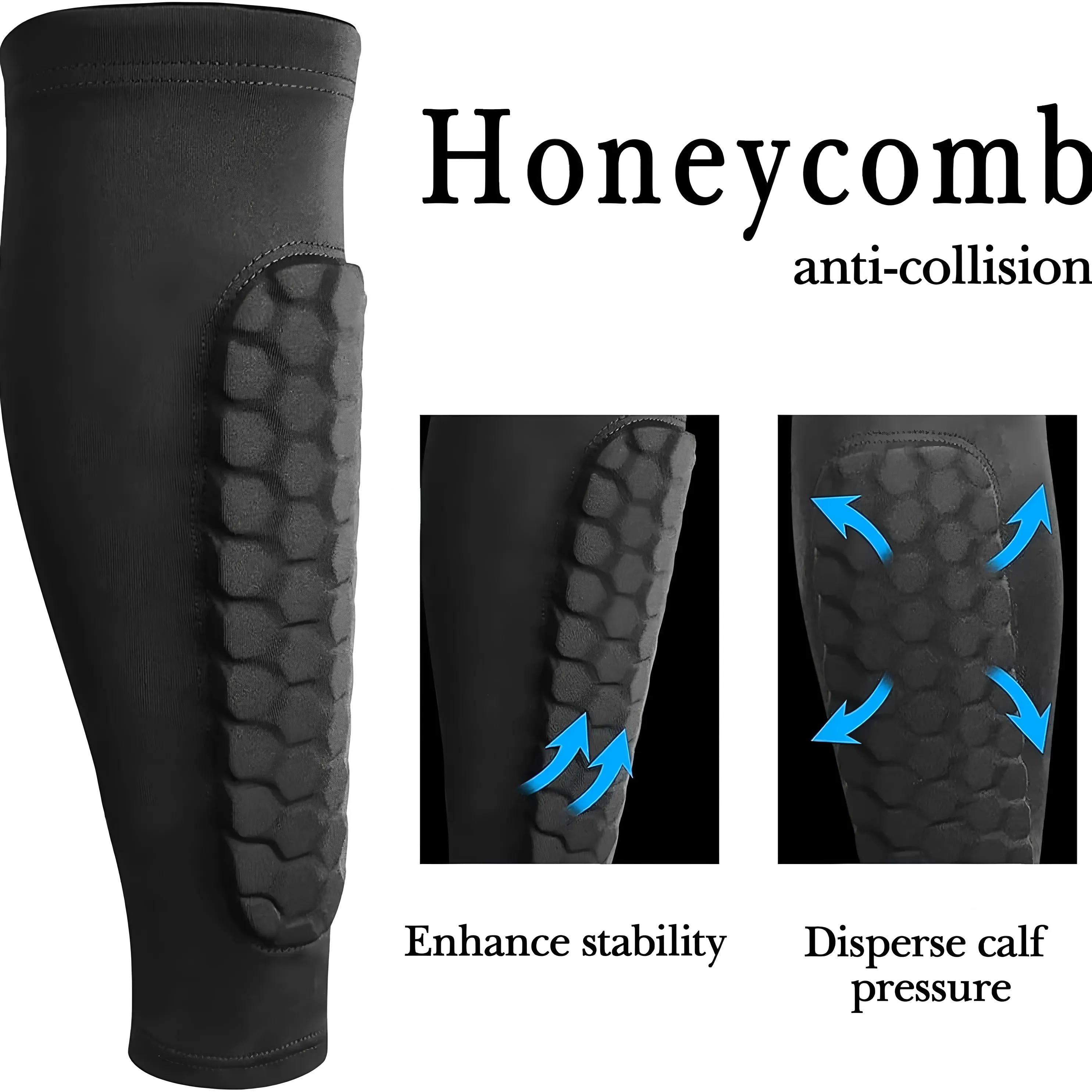 Soccer Shin Guards with Compression Sleeves 2