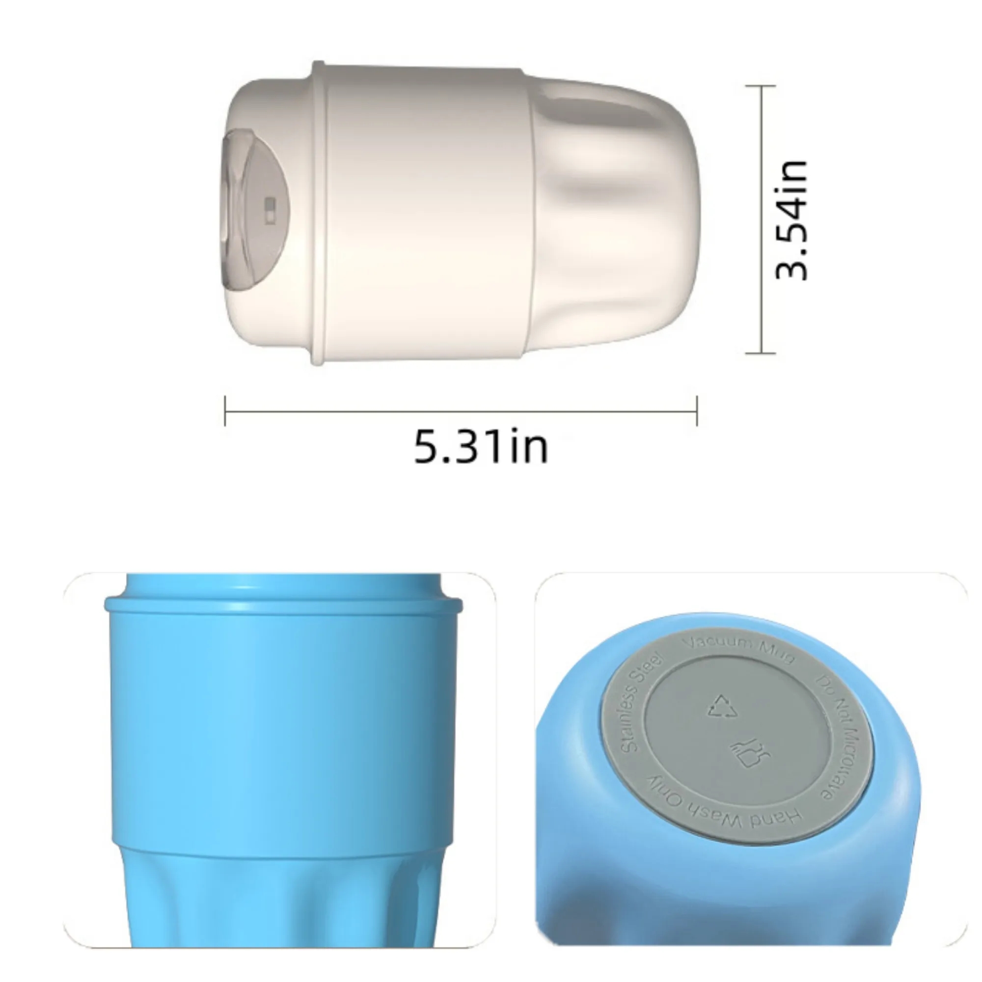 Customized stainless steel accompanying coffee cup 2