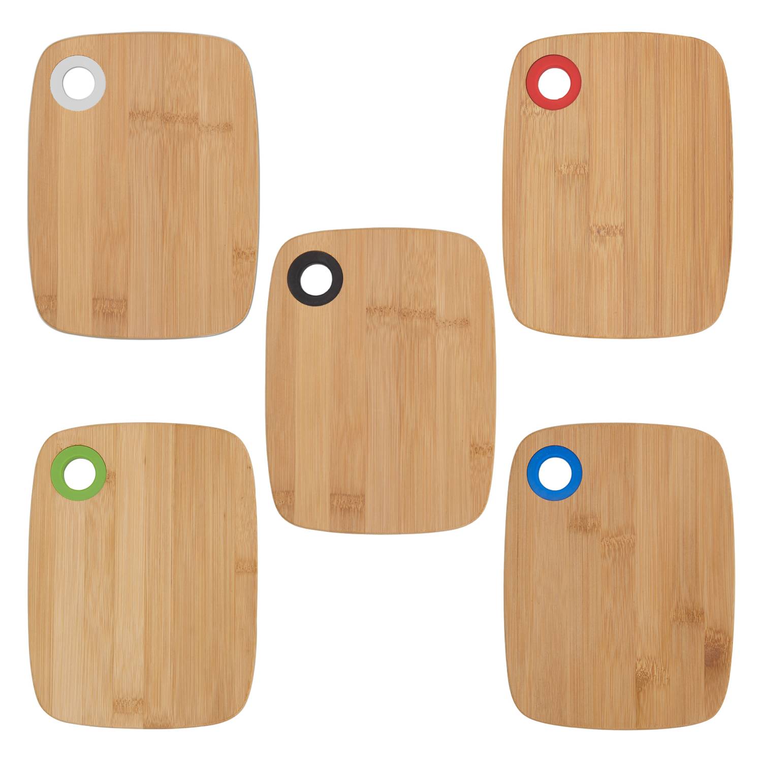 Bamboo Cutting Board with Silicone Ring 9