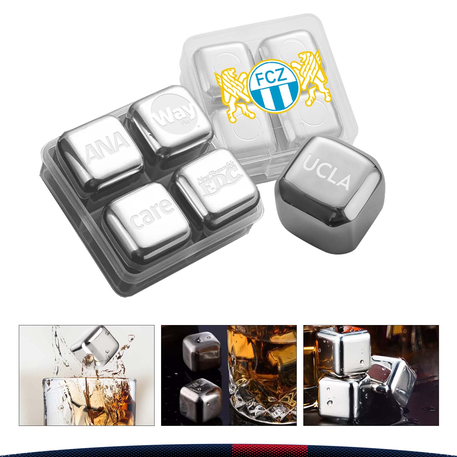 Cooling Stainless Steel Ice Cubes 1
