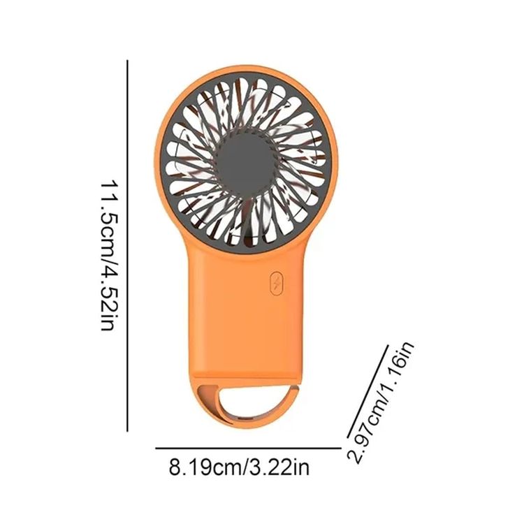 Mini Portable Powerful Handheld Fan Rechargeable 3