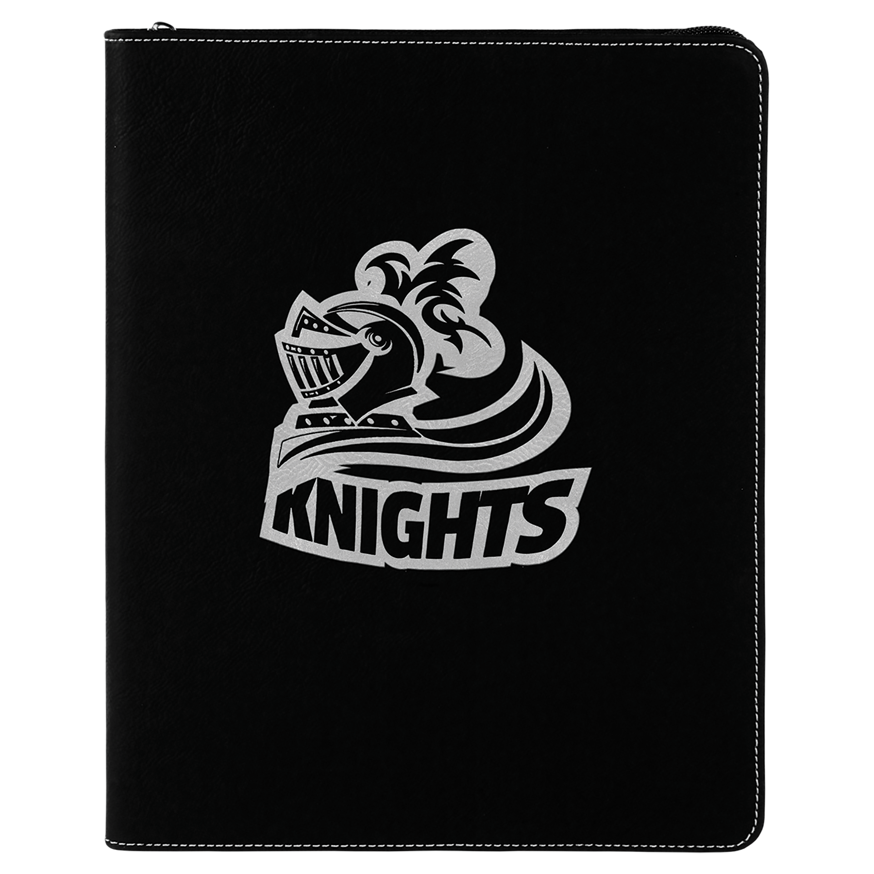 Laser Engraved Leatherette Legal Padfolio with Zipper and Notebook (9.5" x 12") 14