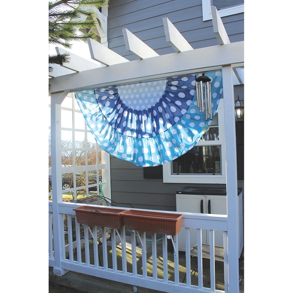 Custom Full Fan - Print on Stripes - 4 Grommets 4 Stripes 1