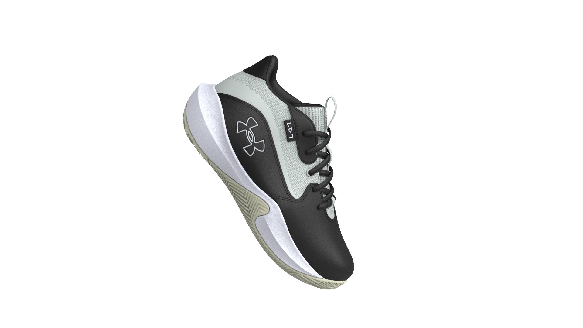 UA Lockdown 7 Pre-School Basketball Shoes 4