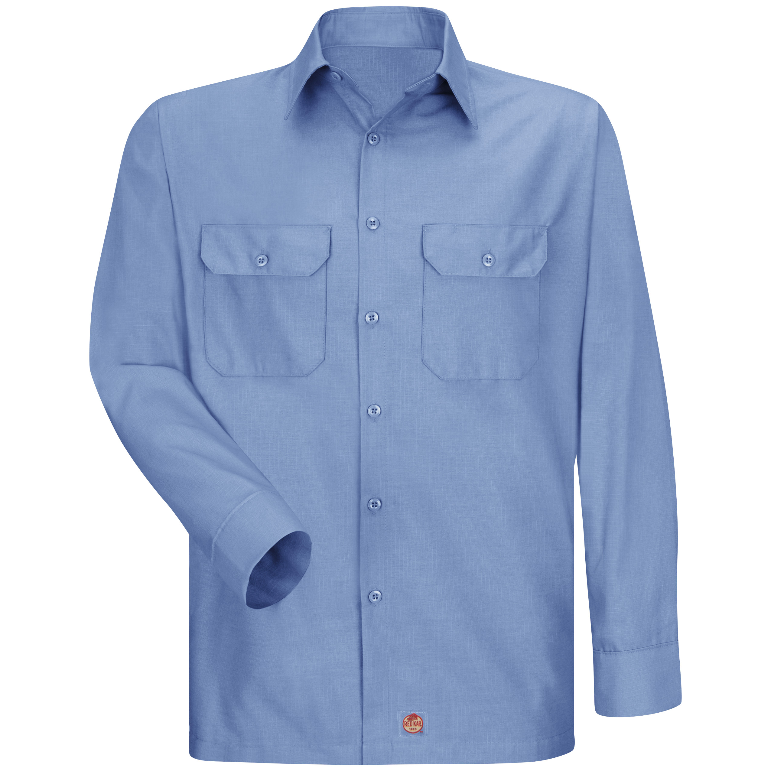 Red Kap® Men's Long Sleeve Solid Rip Stop Shirt 4