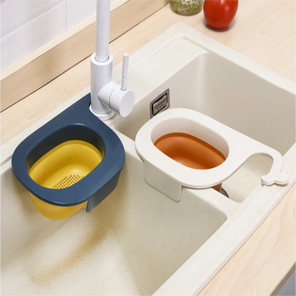 Whale Foldable Drain Basket Food Residue Filter Net 1