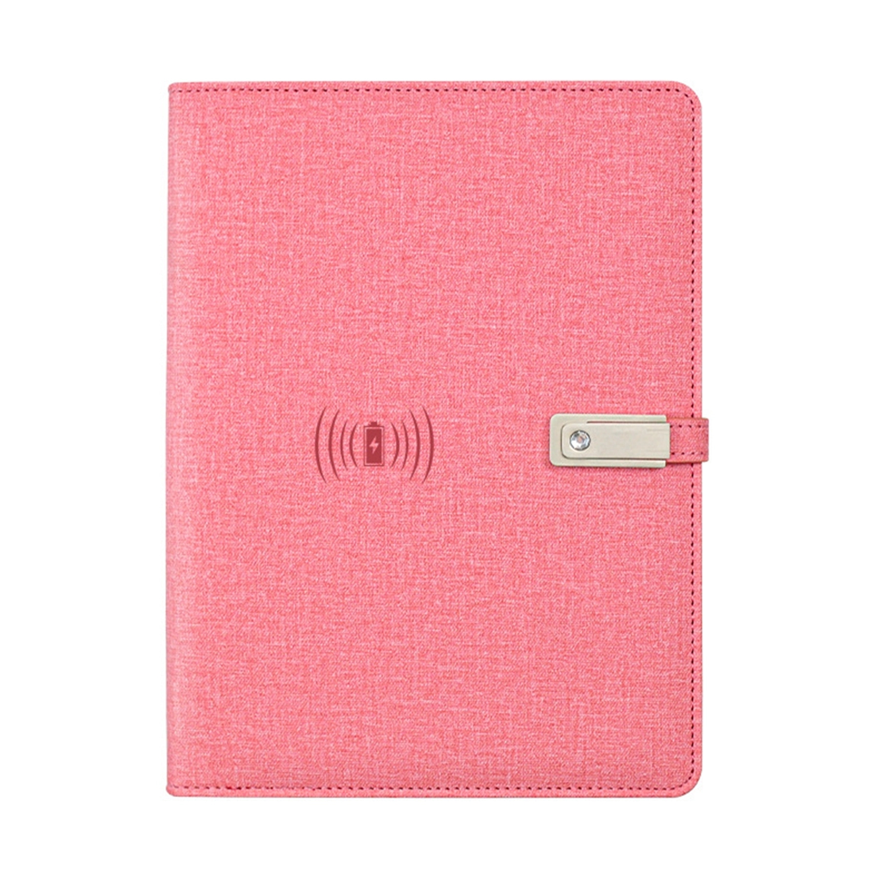 8000 mAh Power Bank A5 Notebook with Wireless Charger 3