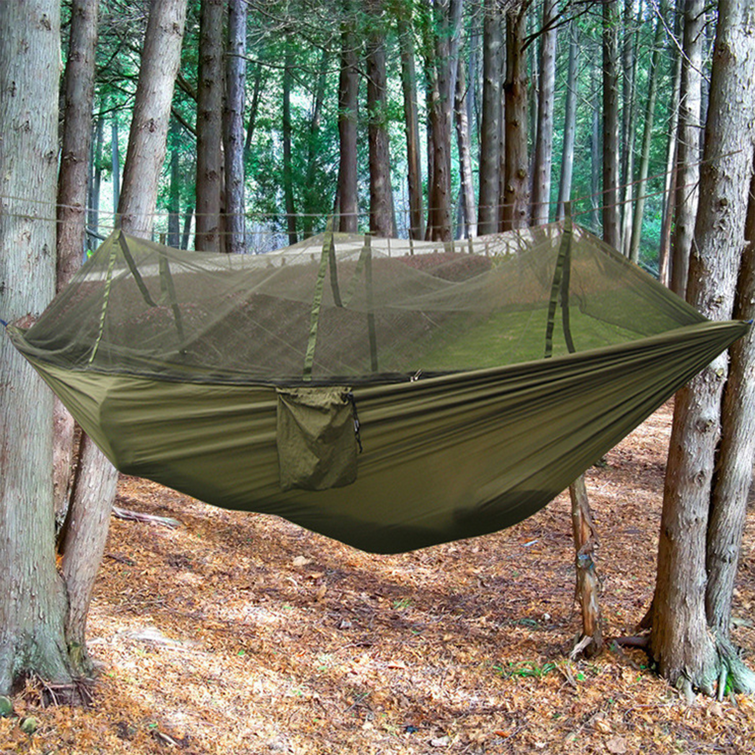 Nylon Outdoor Mosquito Proof Camping Hammock 3