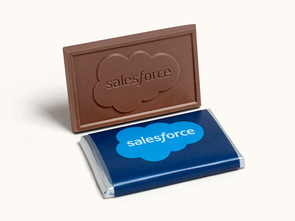 2"x3" Small & Mighty Custom Chocolate Wrapper Bar 4